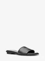 Deanna Cutout Leather Slide Sandal