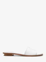 Deanna Cutout Leather Slide Sandal