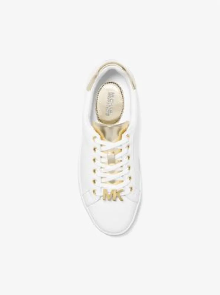 Poppy Two-Tone Faux Leather Sneaker