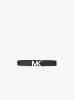 Reversible Logo and Leather Waist Belt
