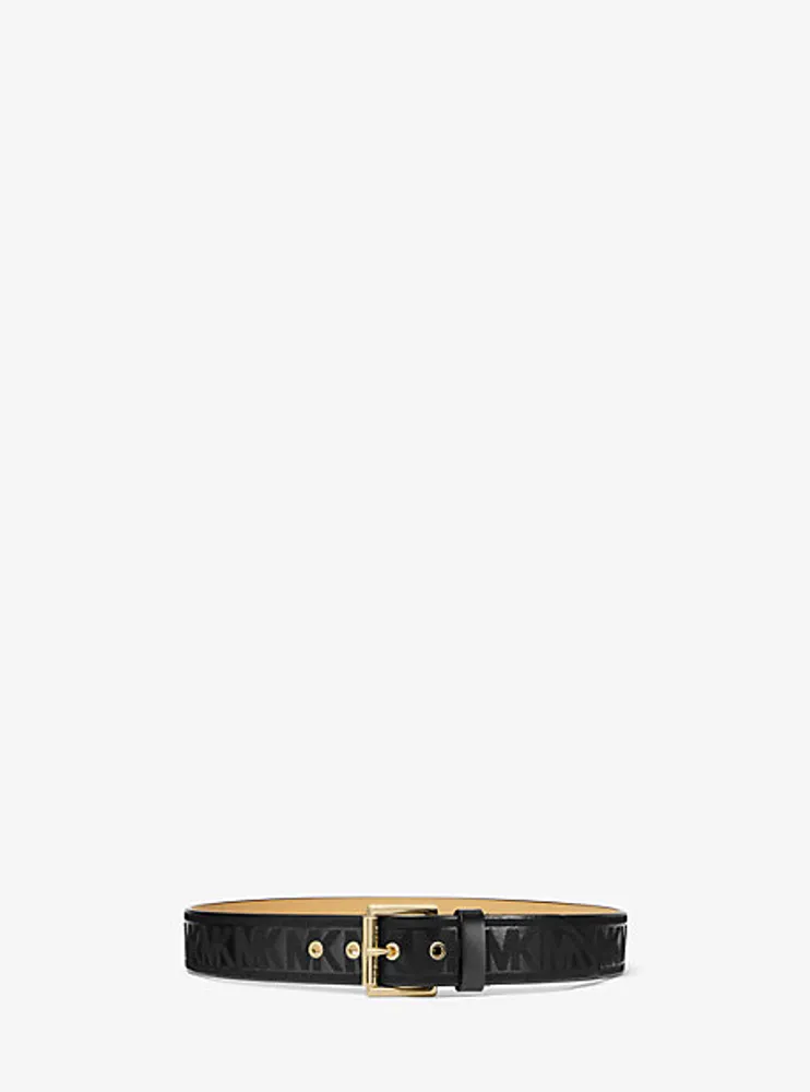 Embroidered Leather Belt