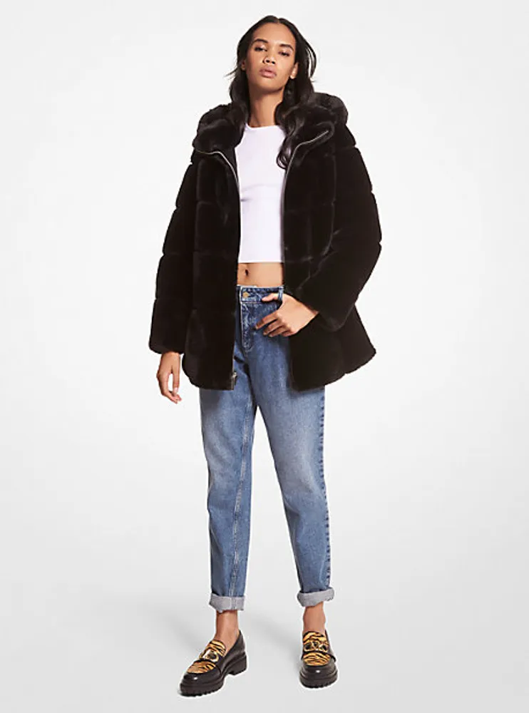 Michael Kors + Quilted Faux Fur Jacket | Galeries Capitale