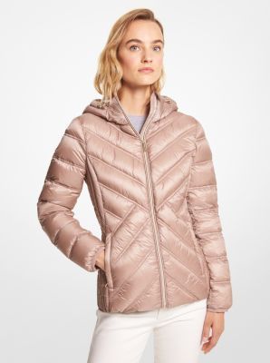 Michael Kors Nylon Packable Hooded Jacket | Metropolis at Metrotown