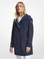Woven Hooded Raincoat