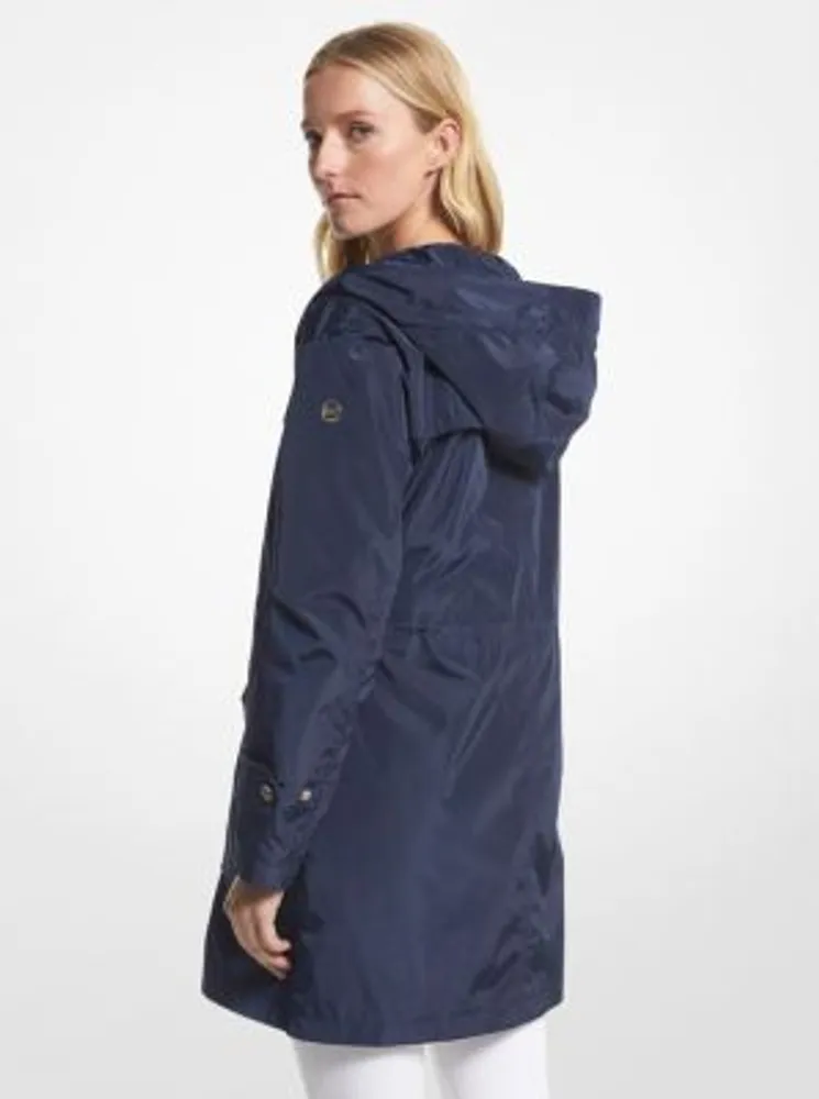 Woven Hooded Raincoat