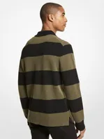 Striped Wool Blend Sweater