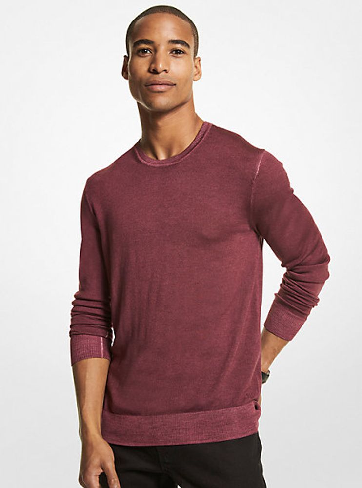 Washed Merino Wool Sweater