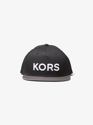 Michael Kors KORS Embroidered Flat Brim Baseball Hat | Metropolis at  Metrotown