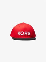 KORS Embroidered Flat Brim Baseball Hat