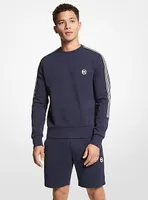 Logo Tape Cotton Blend Sweatshirt