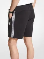 Logo Tape Cotton Blend Shorts