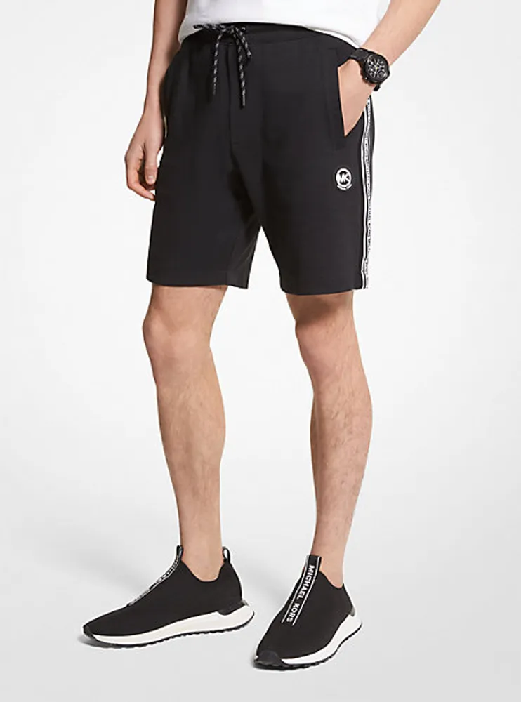 Logo Tape Cotton Blend Shorts