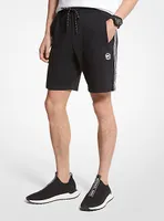 Logo Tape Cotton Blend Shorts