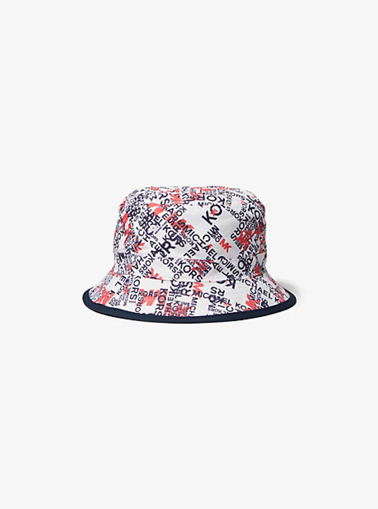 Graphic Logo Woven Bucket Hat