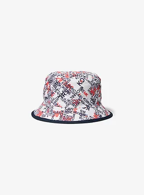 Graphic Logo Woven Bucket Hat