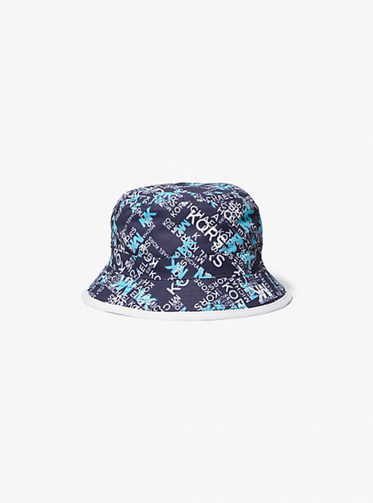 Michael Kors + Graphic Logo Woven Bucket Hat | Galeries Capitale