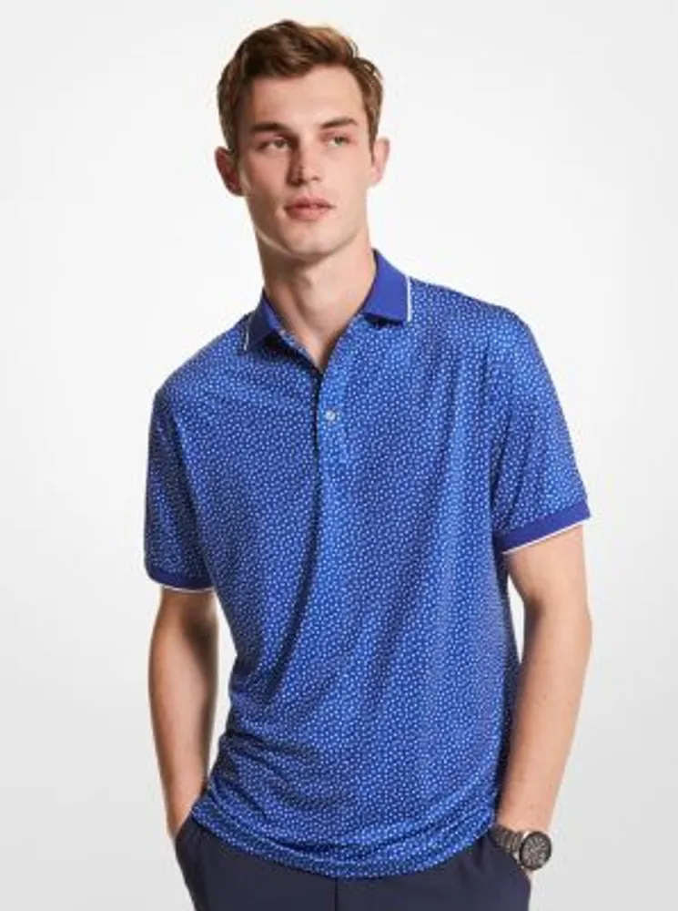 Printed Stretch Golf Shirt