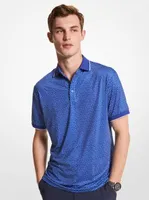 Printed Stretch Golf Shirt