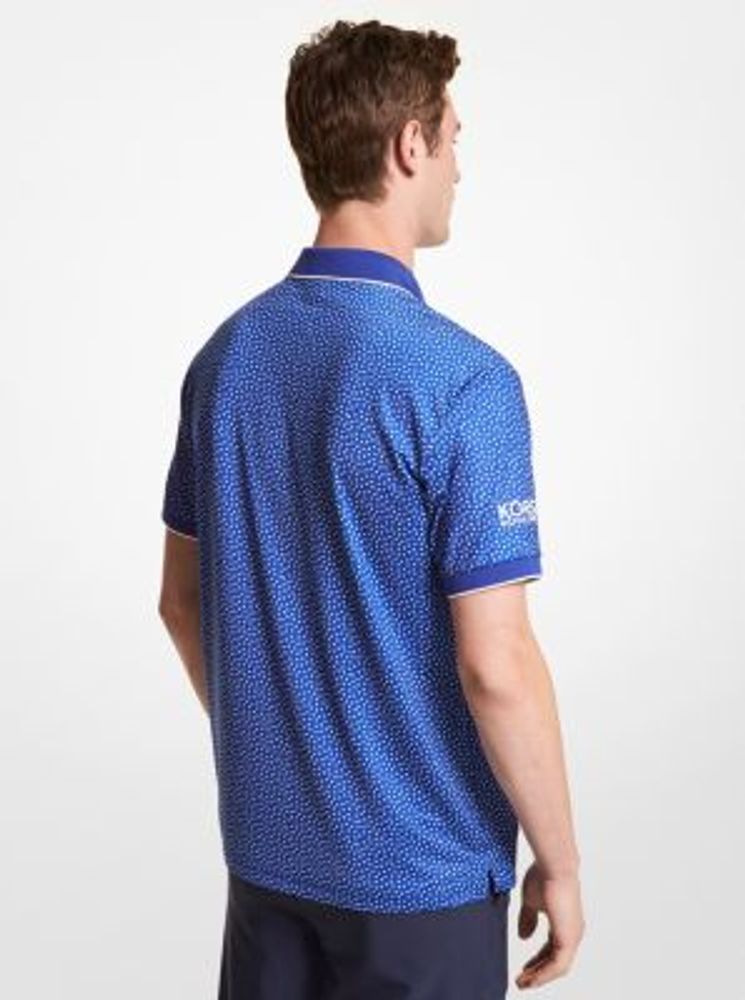 Printed Stretch Golf Shirt