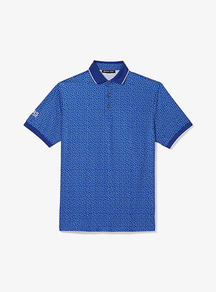 Printed Stretch Golf Shirt