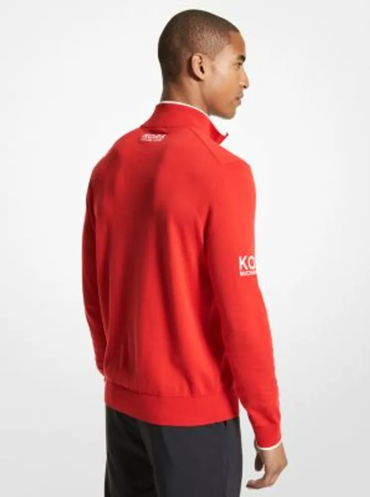 Merino Wool Golf Quarter-Zip Sweater
