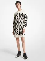 Logo Intarsia Sweater Dress