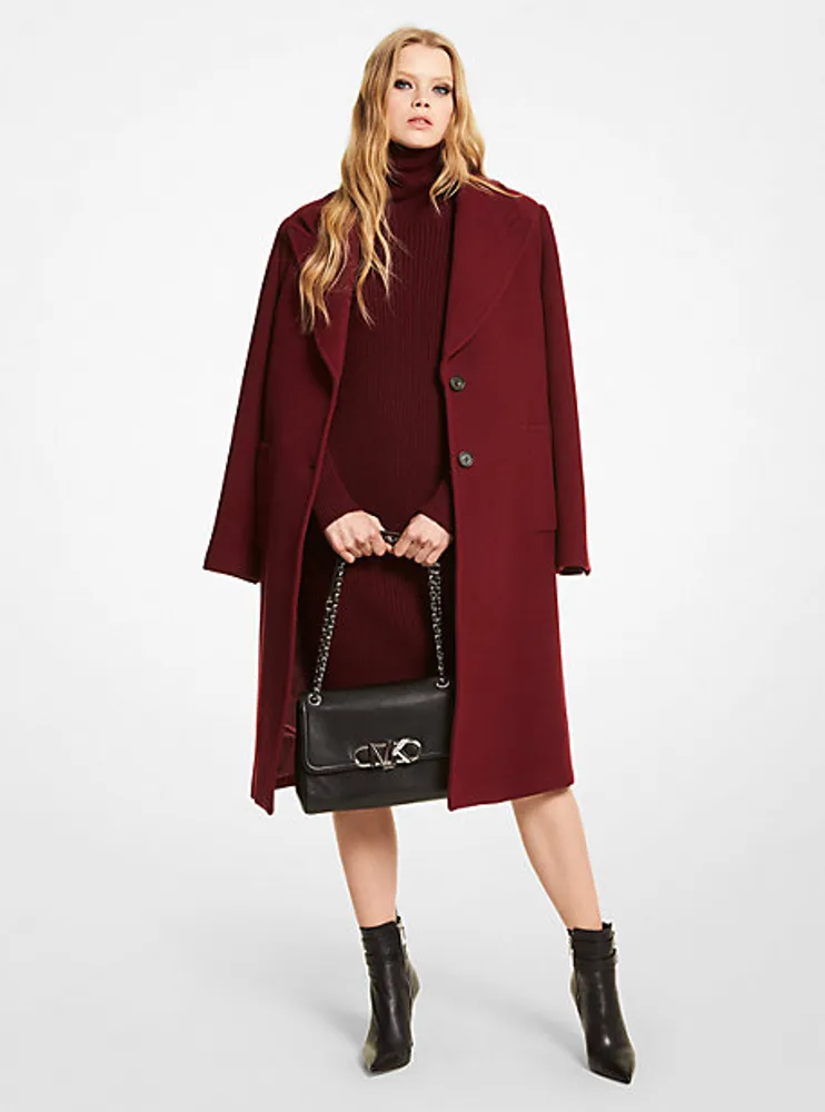 Michael Kors + Wool Melton Oversized Coat | Yorkdale Mall