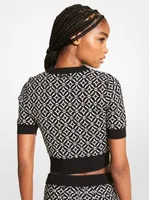 Logo Jacquard Top