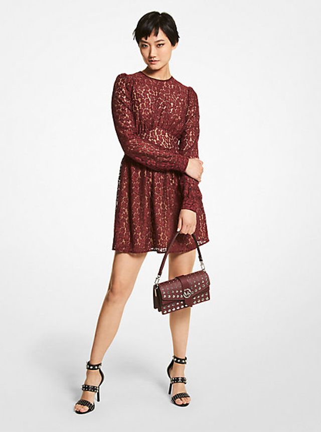 Michael Kors Palm Lace Mini Dress | Metropolis at Metrotown