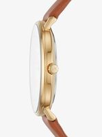 Pyper Gold-Tone Leather Watch