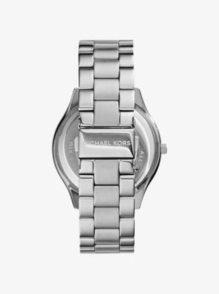 Slim Runway Silver-Tone Watch