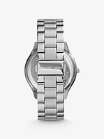 Montre Runway mince argentée