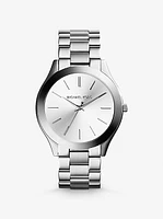 Montre Runway mince argentée