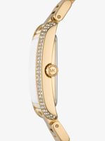 Oversized Emery Pavé Gold Tone Watch