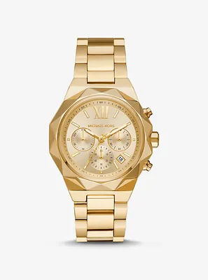 Oversized Raquel Gold-Tone Watch
