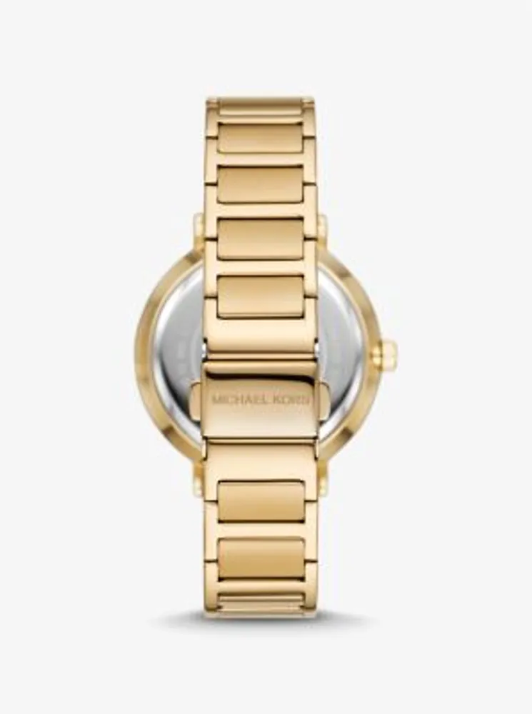 Addyson Gold-Tone Logo Watch