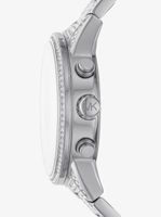 Ritz Pavé Silver-Tone Watch