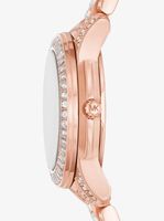 Limited Edition Petite Runway Pavé Rose Gold-Tone Watch