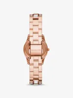 Limited Edition Petite Runway Pavé Rose Gold-Tone Watch