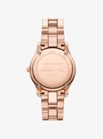 Limited Edition Petite Runway Pavé Rose Gold-Tone Watch