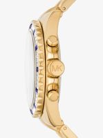 Oversized Everest Pavé Gold-Tone Watch