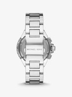 Oversized Camille Pavé Silver-Tone Watch