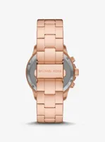 Oversized Bryn Pavé Rose Gold-Tone Watch