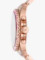 Oversized Everest Pavé Rose Gold-Tone Watch