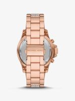 Oversized Everest Pavé Rose Gold-Tone Watch