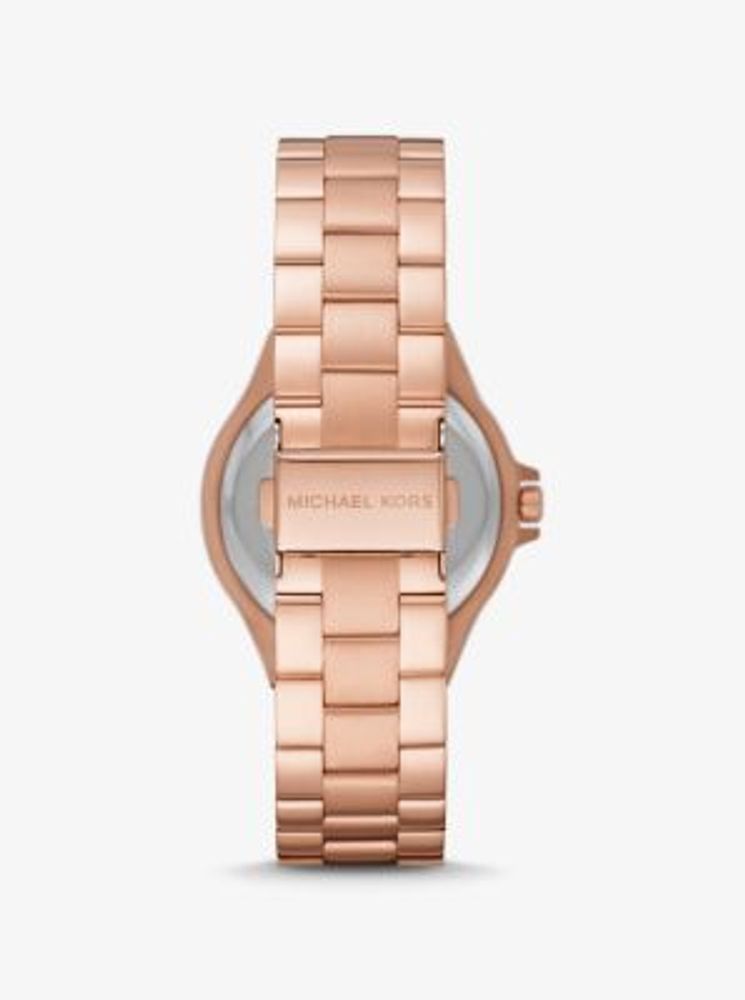 Lennox Pavé Rose Gold-Tone Watch