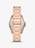 Mini Alek Pavé Rose Gold-Tone Watch