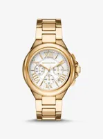 Montre Camille surdimensionnée dorée