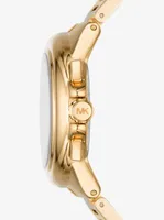 Montre Camille surdimensionnée dorée