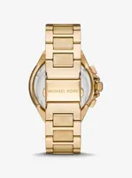 Montre Camille surdimensionnée dorée